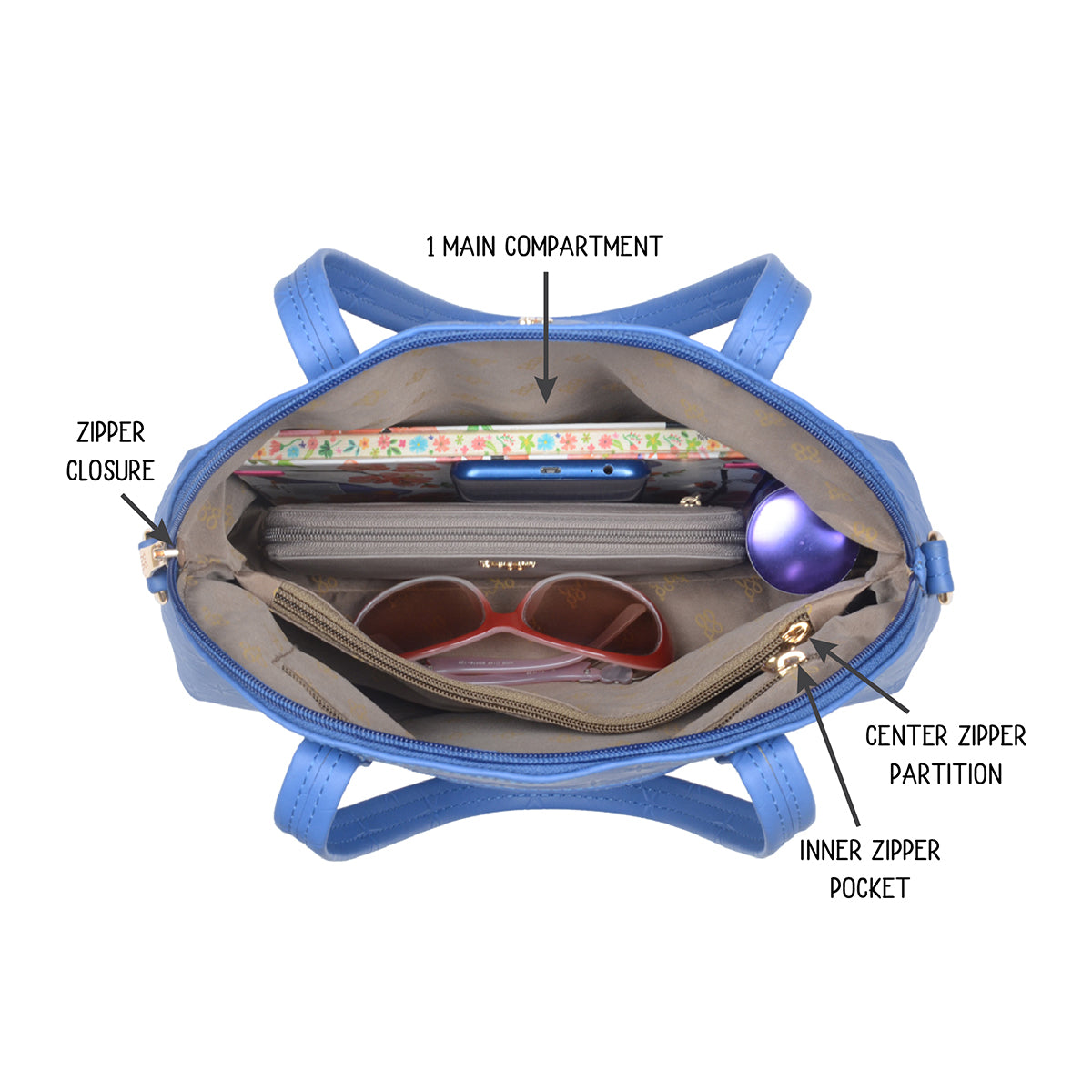 Truscott Blue Medium Bowling Bags