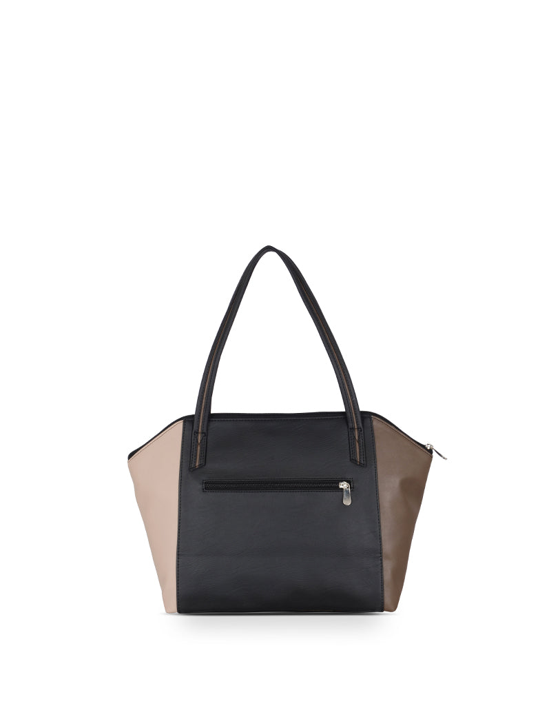 Versa Black Large Tote Bag