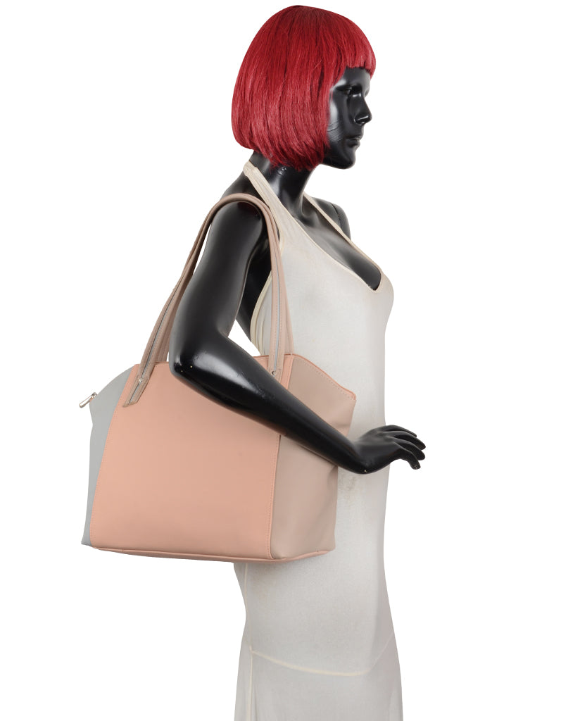 Versa Peach Large Tote Bag
