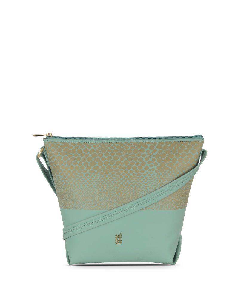Vesso Blue Small Bucket Bag
