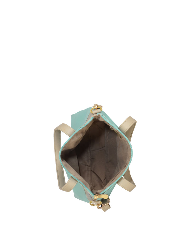 Vesso Blue Small Bucket Bag