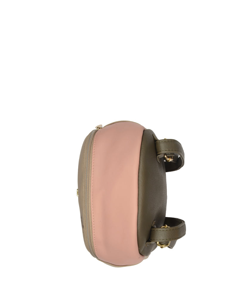 Waye Beige Small Backpack Bag