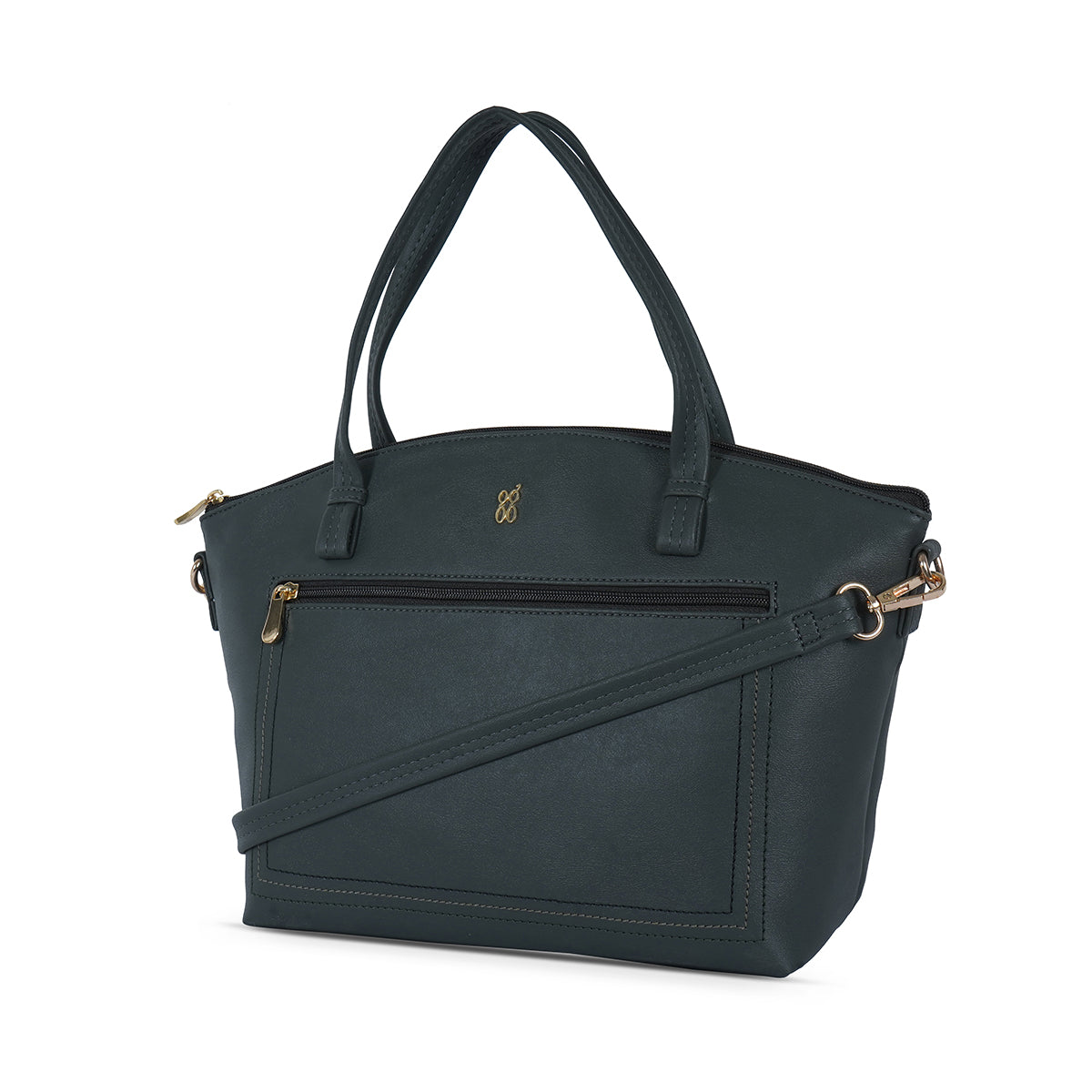 Zeep Grey Medium Satchel Bag