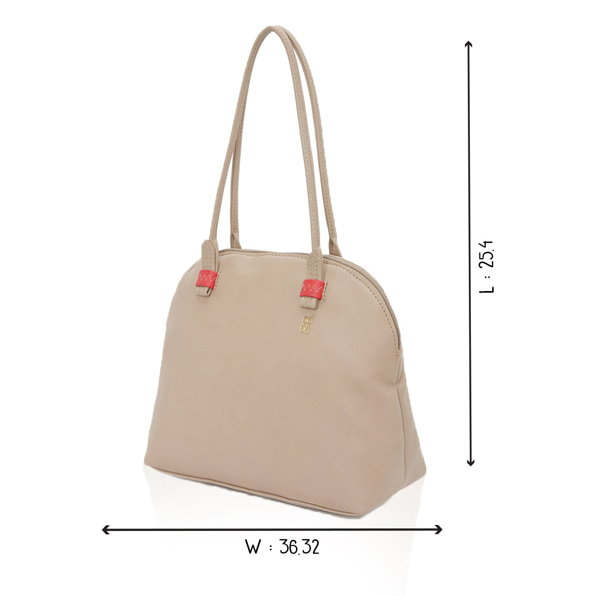 Ziva Beige Medium Shoulder Bag