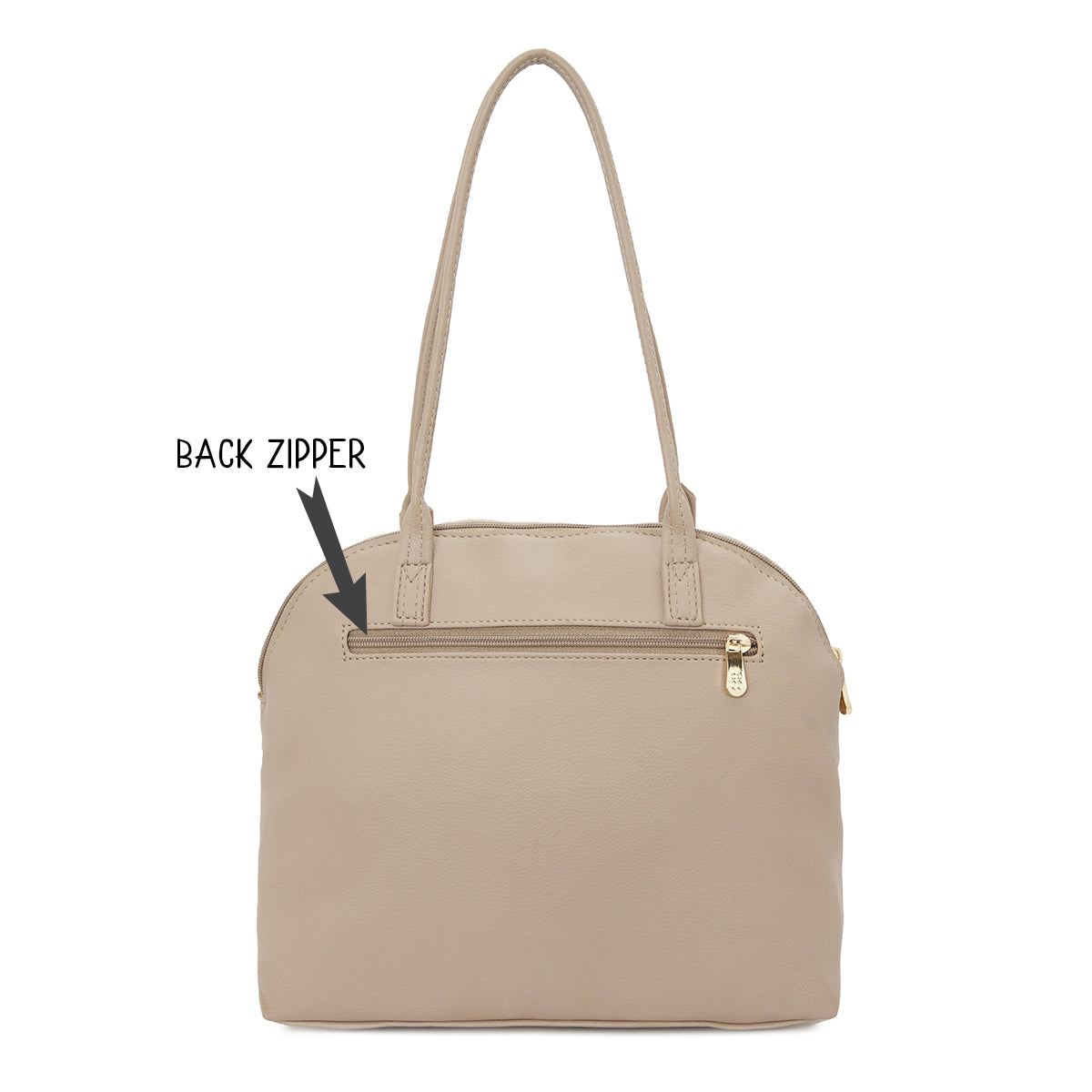 Ziva Beige Medium Shoulder Bag