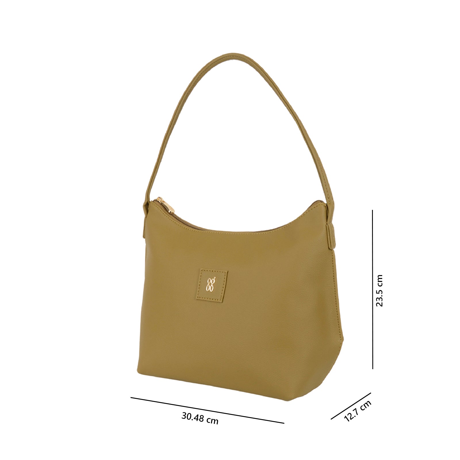 Scarlett Green Medium Hobo Bags