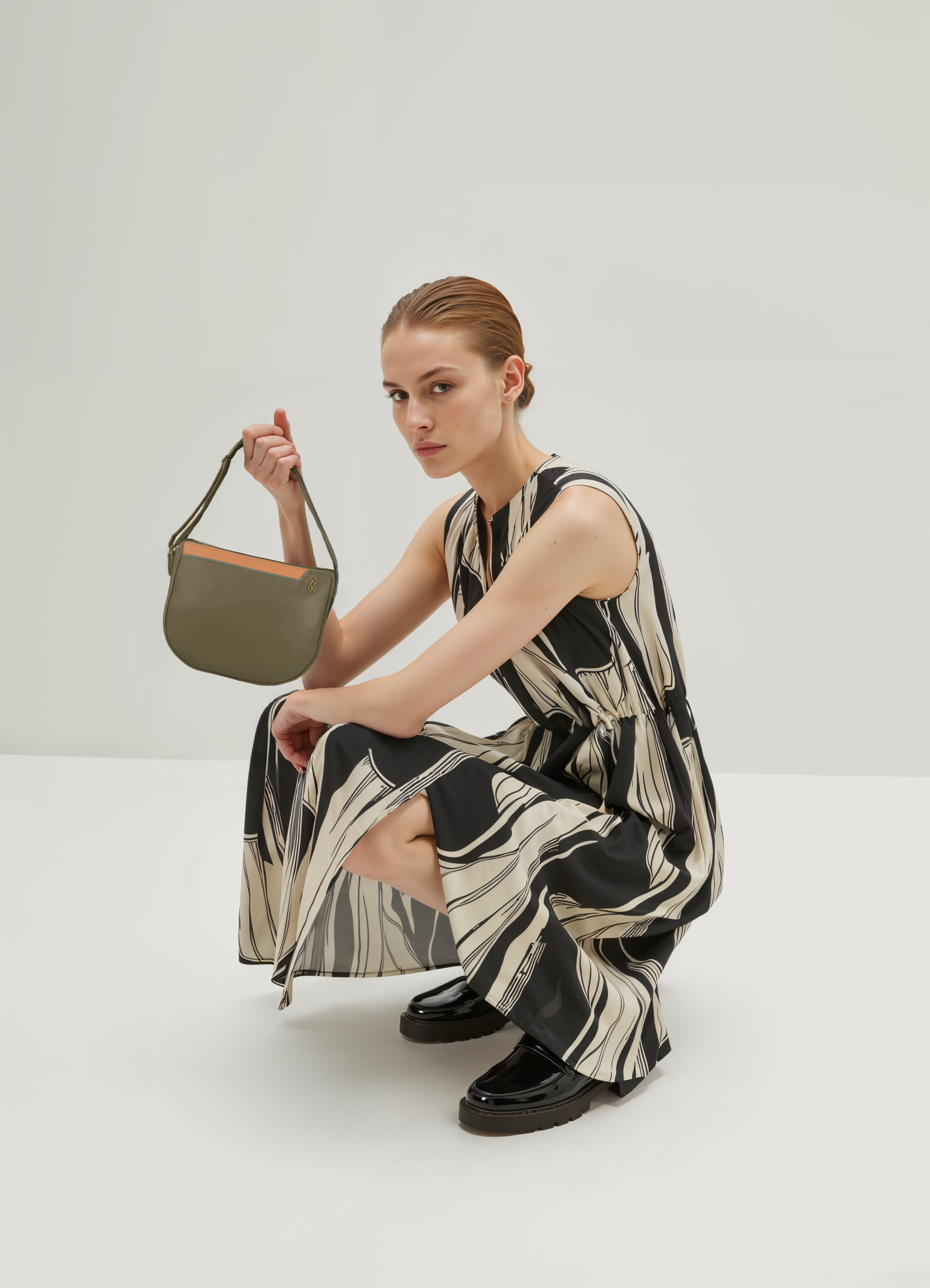 Tinky Green Small Saddle Bag