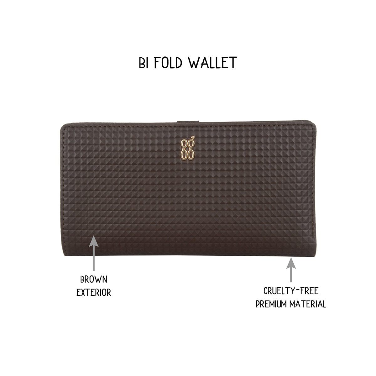 Dozy Brown Xl Two Fold Wallet