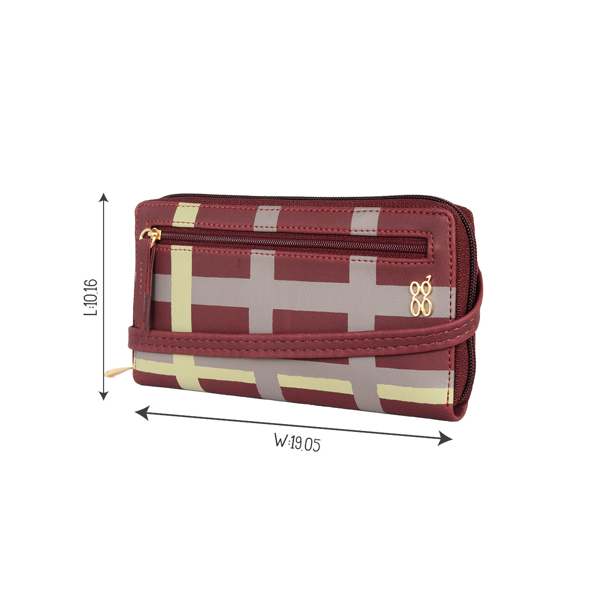 Nyon Wine Large Ziparound Wallet