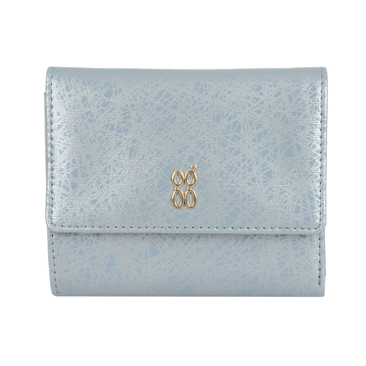 Tacob Blue Small Three Fold Wallet