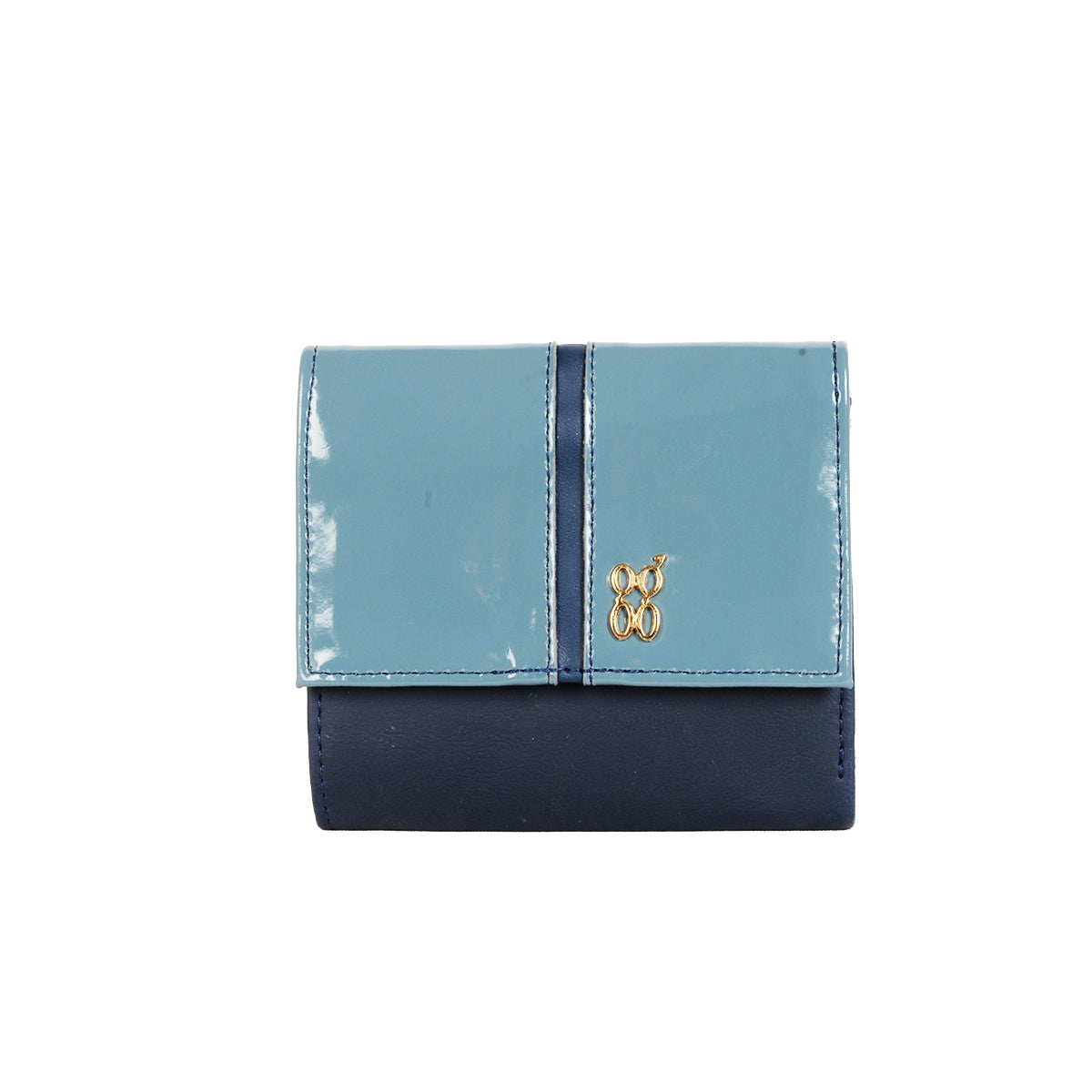 Witness Blue Small Three Fold Wallet