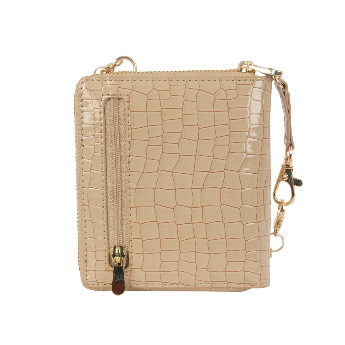 Albany Beige Small Ziparound wallets