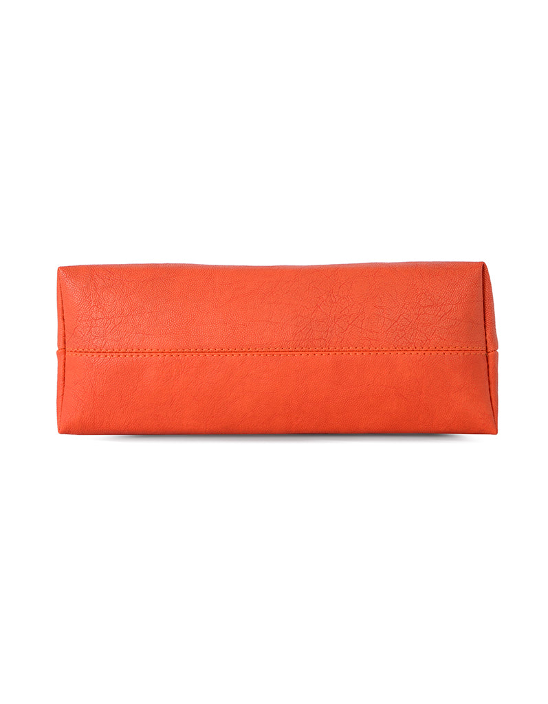 Adriana Orange Small Hobo Bag