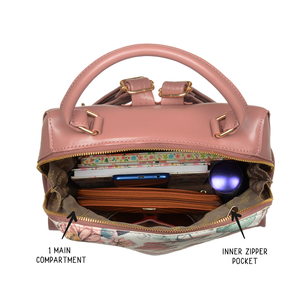 Altair Pink Medium Backpack Bag