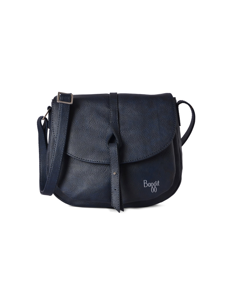 Atlantic Blue Small Saddle Bag