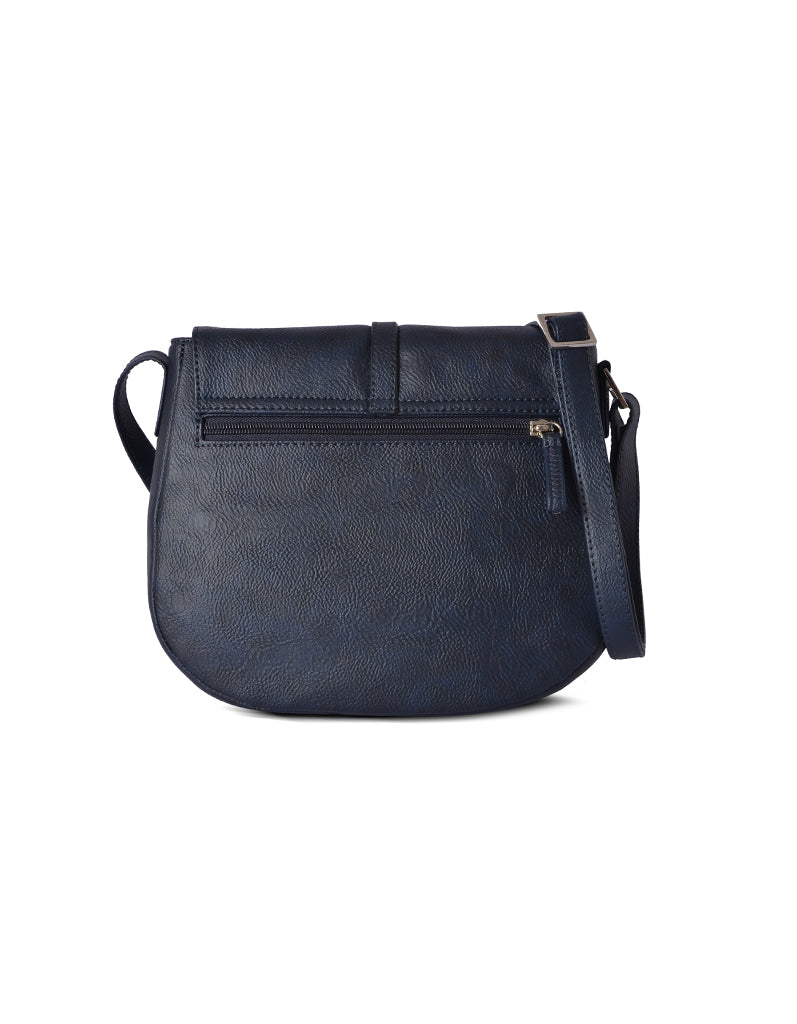 Atlantic Blue Small Saddle Bag