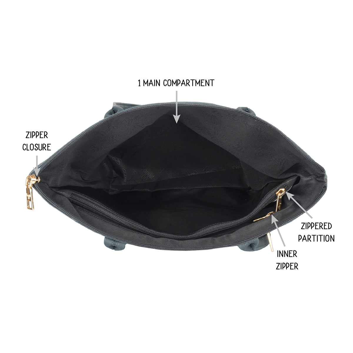 Barcelona Blue Large Tote Bags