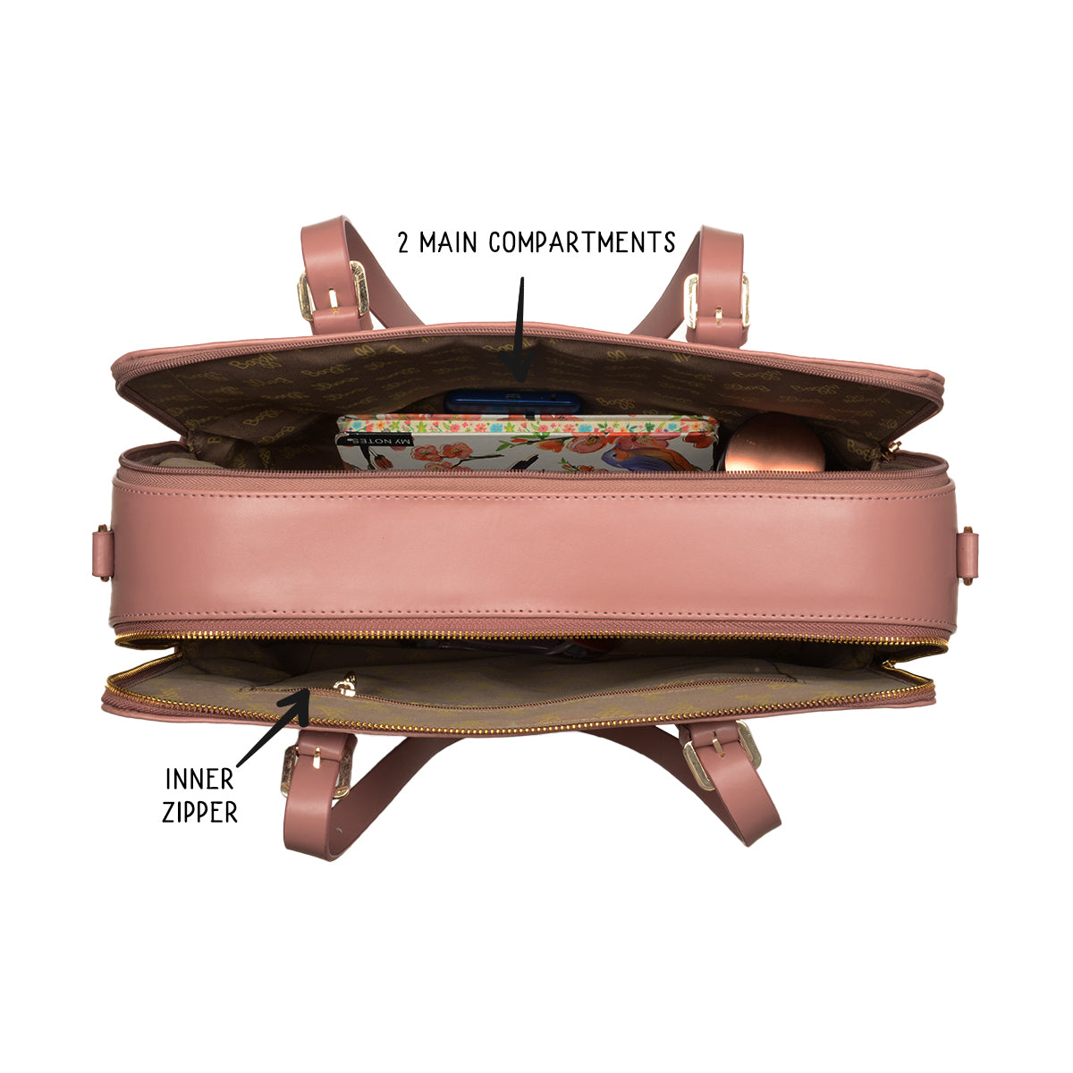 Bellion Pink Large Laptop Camera Bag Bags