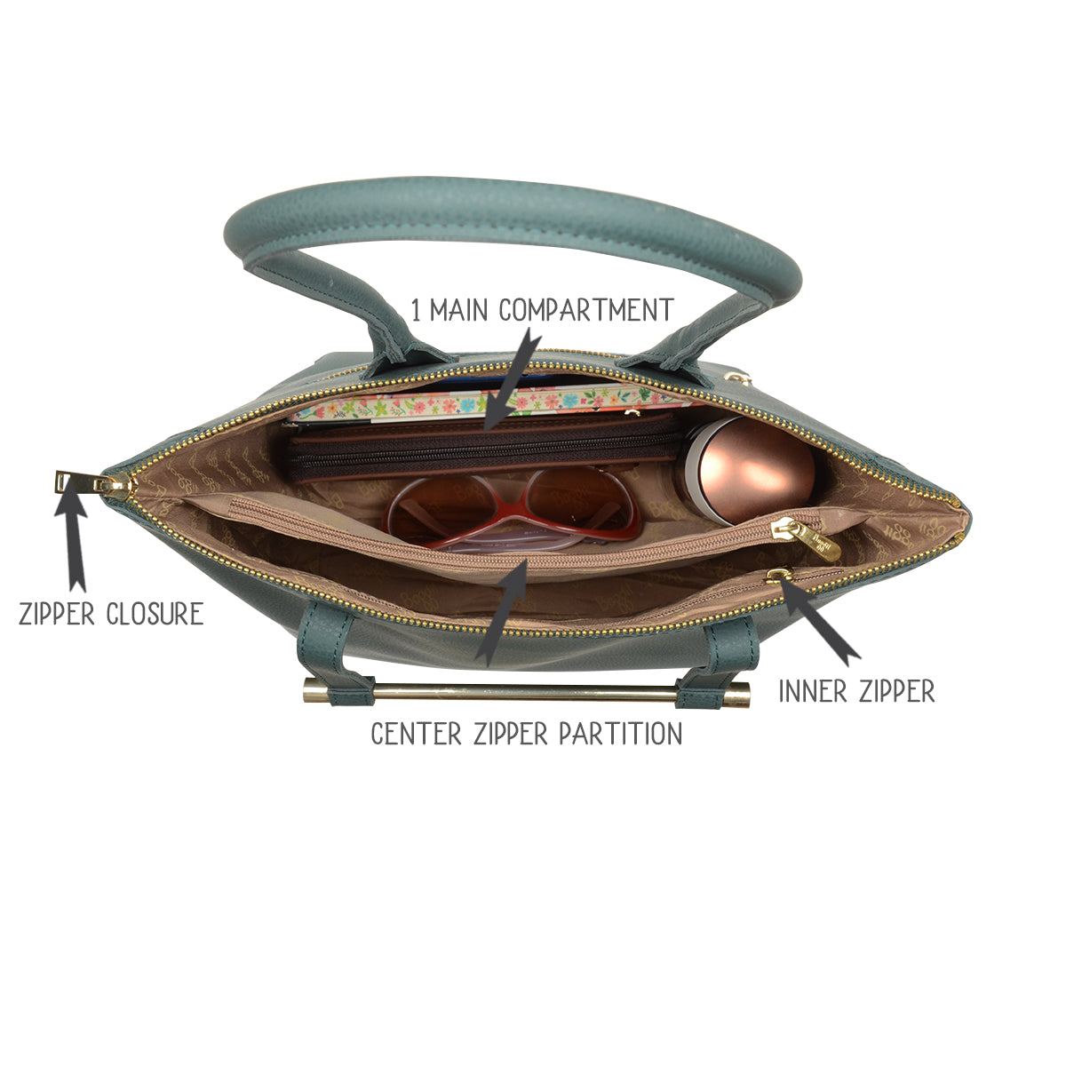 Blip Green Large Tote Bag