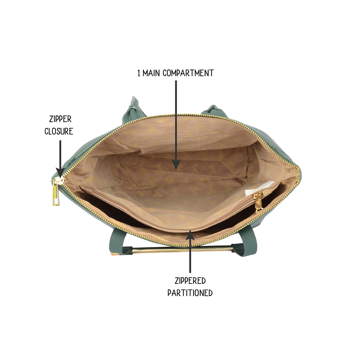 Wab Blue Small Tote Bag