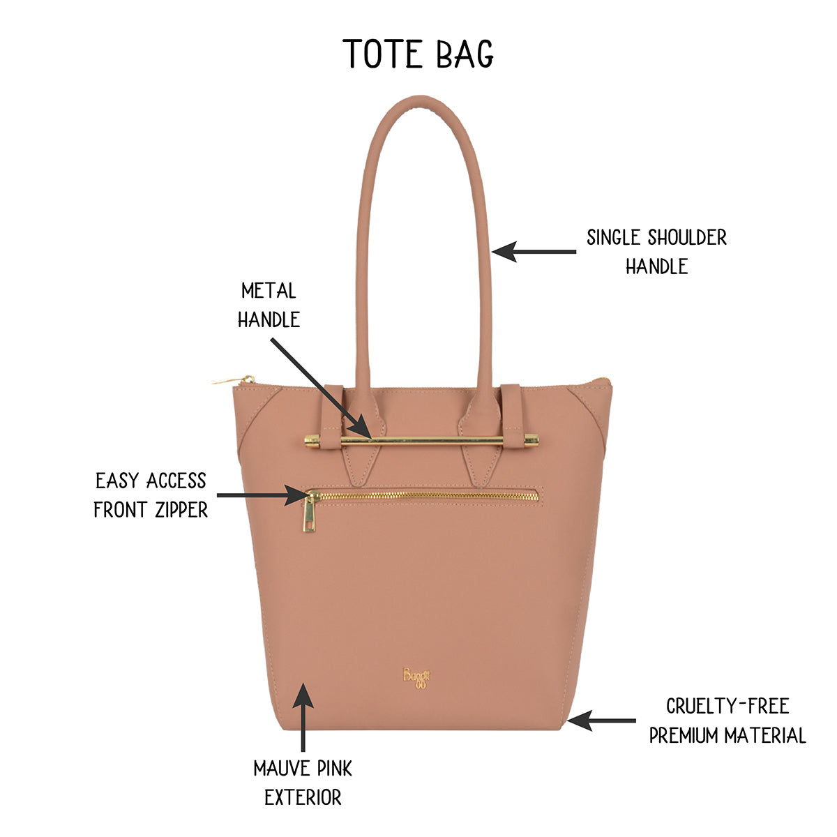 Wab Blue Small Tote Bag