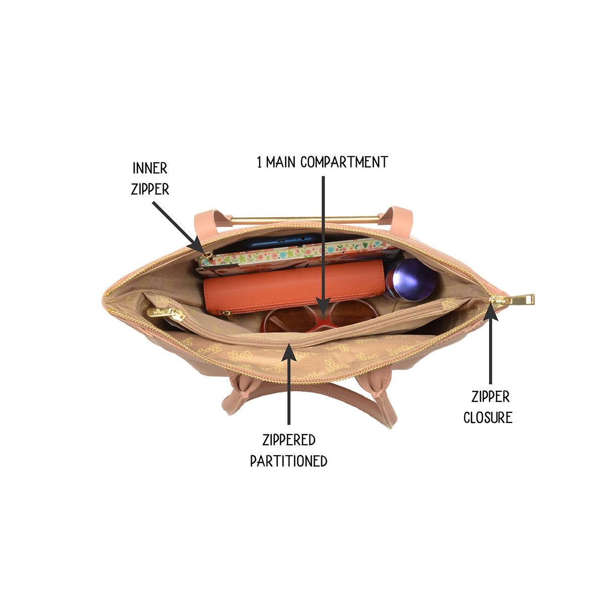 Wab Blue Small Tote Bag