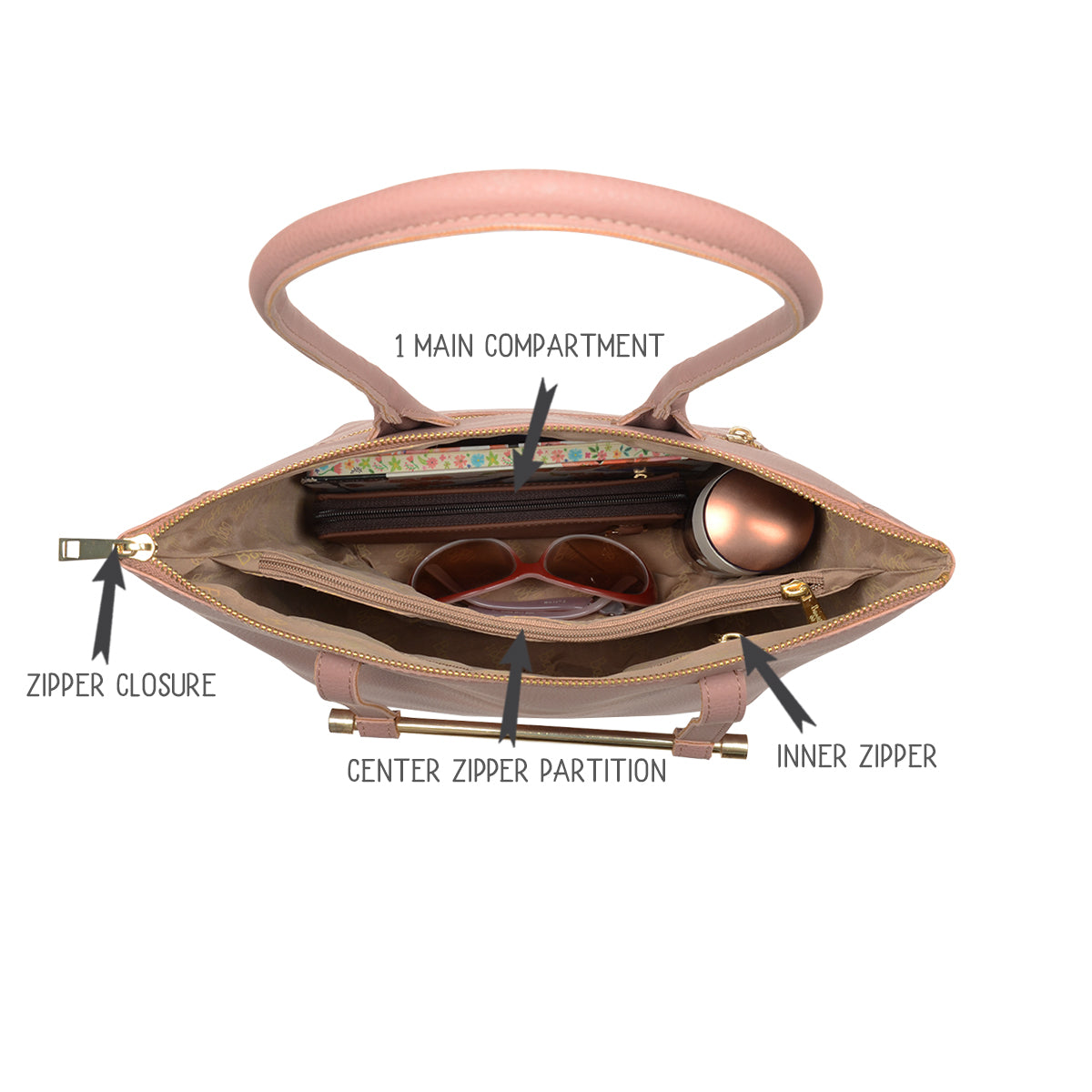 Blip Pink Large Tote Bag