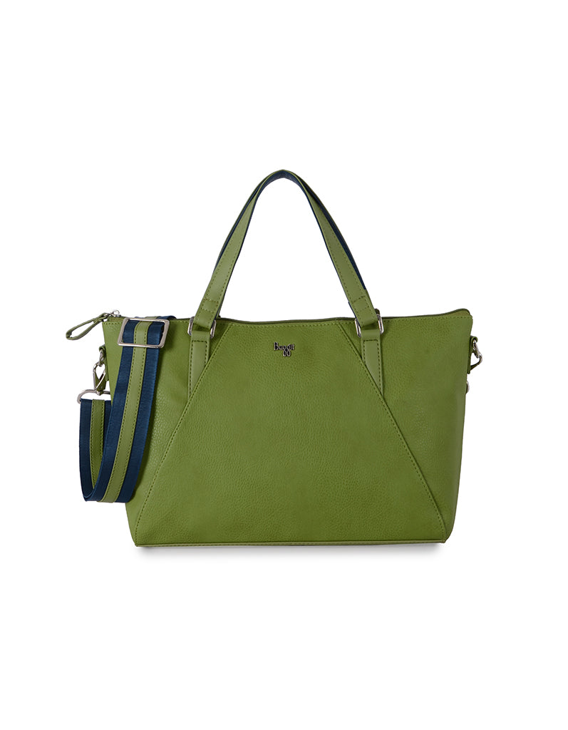 Blitsy Green Medium Satchel Bag