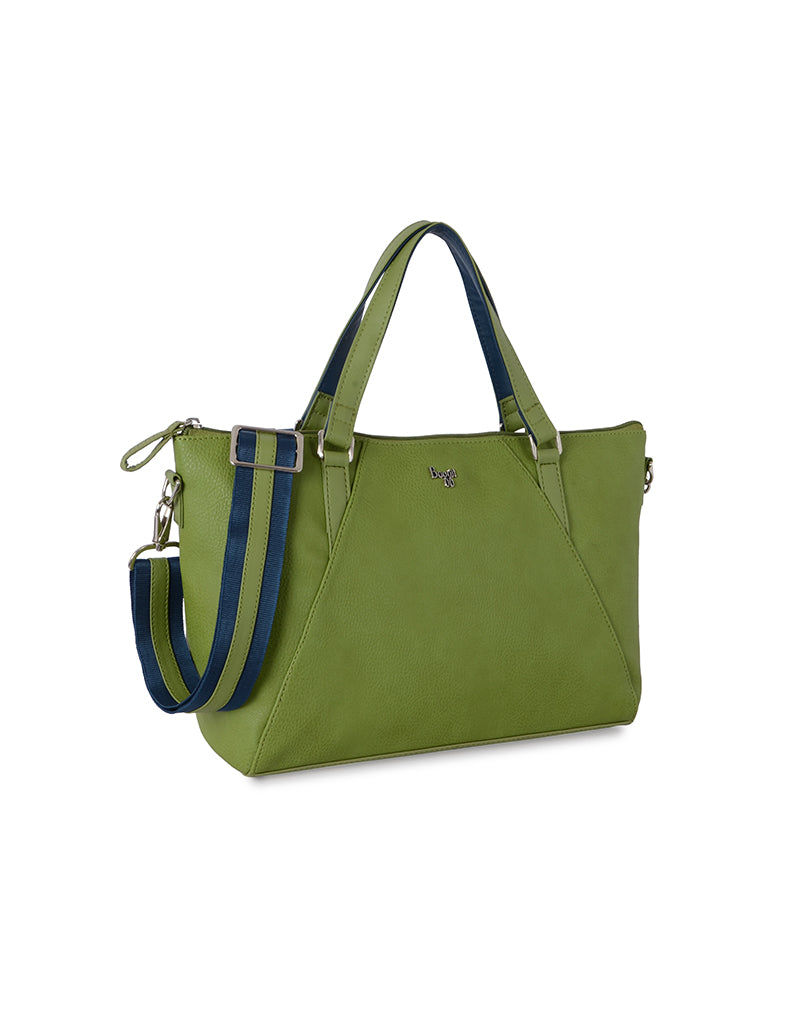 Blitsy Green Medium Satchel Bag