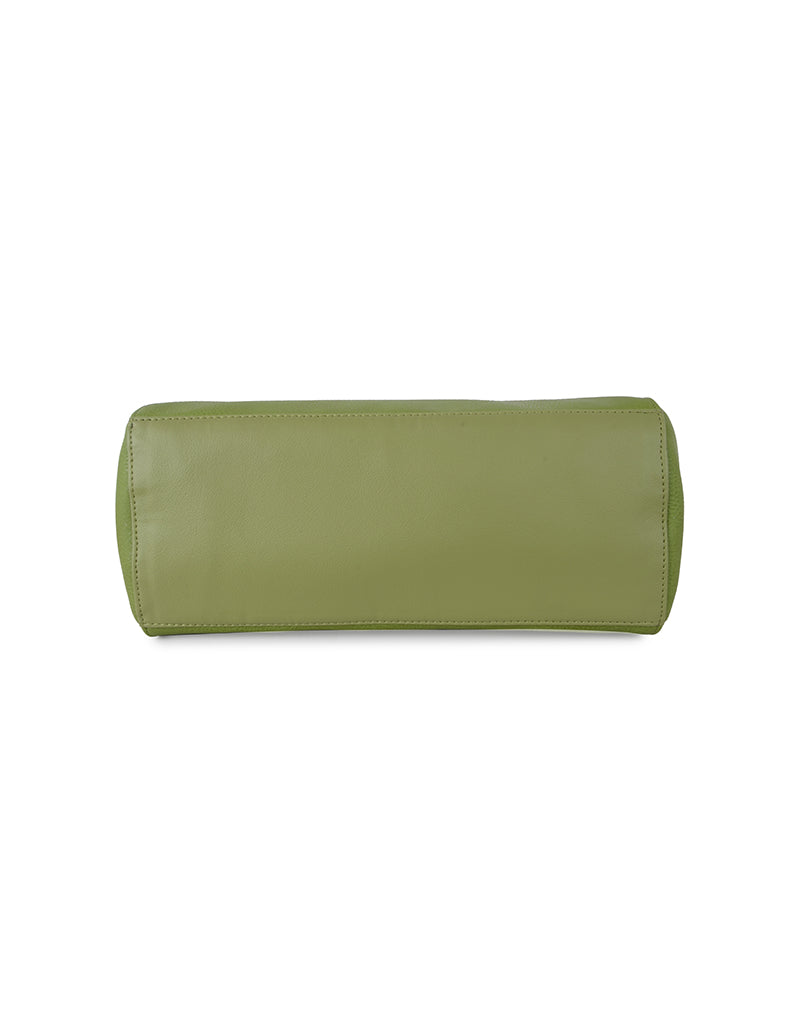 Blitsy Green Medium Satchel Bag