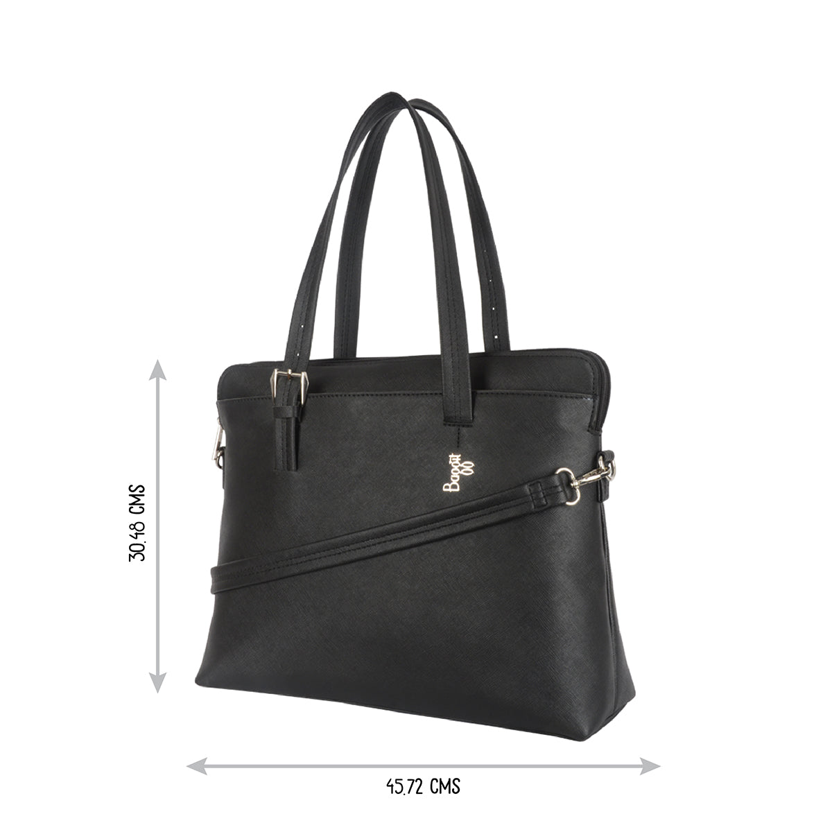 Bold Black Large Laptop Tote Bags