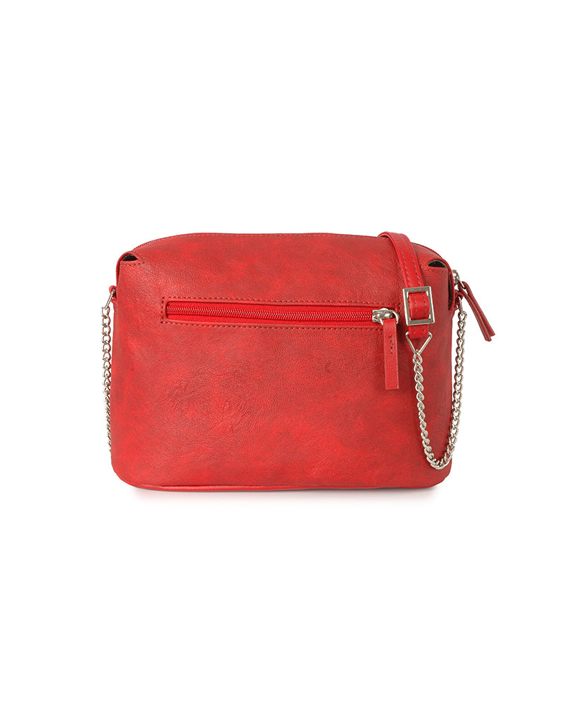 Breaker Red Small Hobo Bag