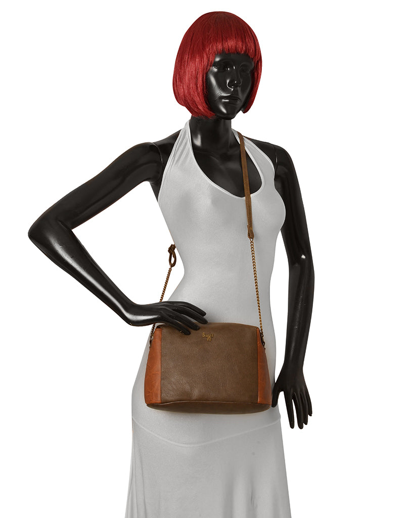 Breaker Brown Small Hobo Bag