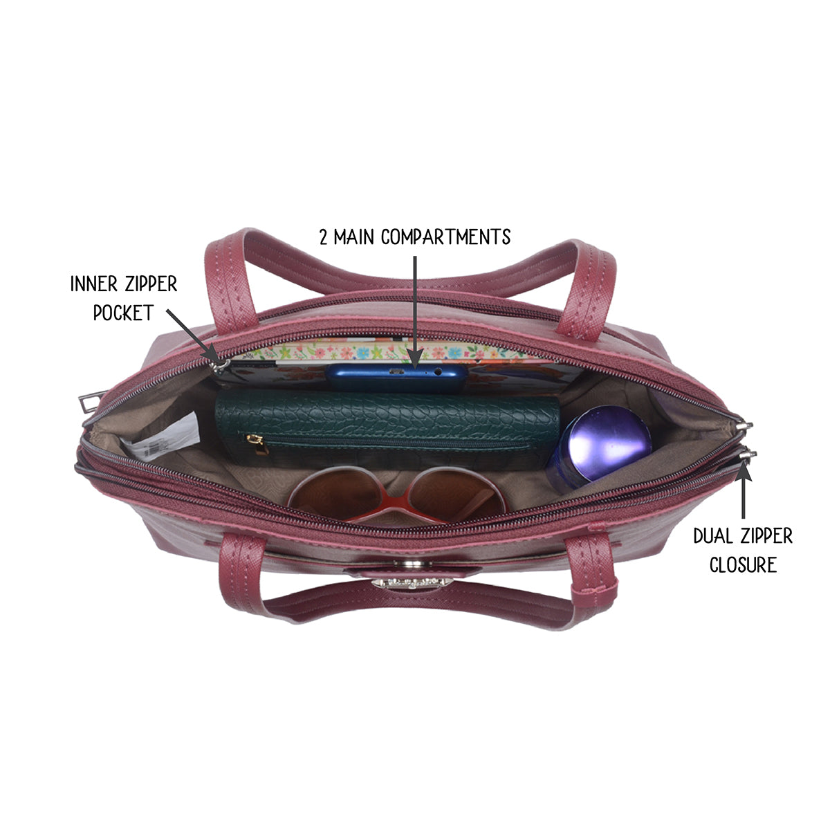 Brick Red Large Bowling Bags