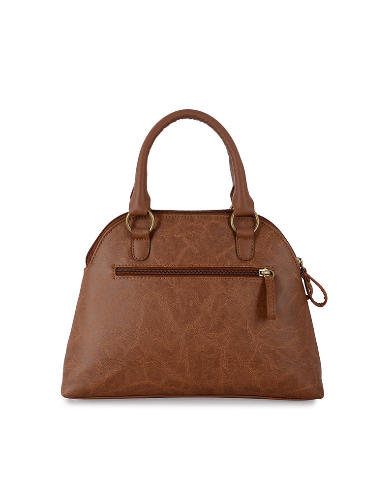 Bride Tan Small Bowling Bag