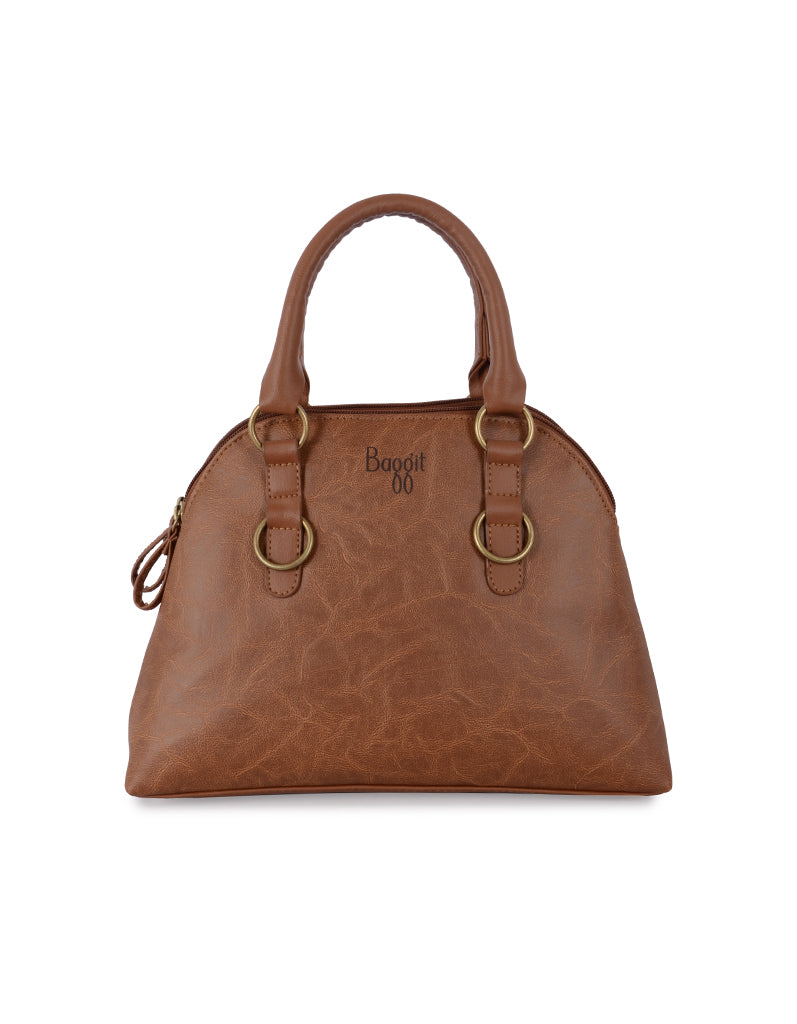 Bride Tan Small Bowling Bag