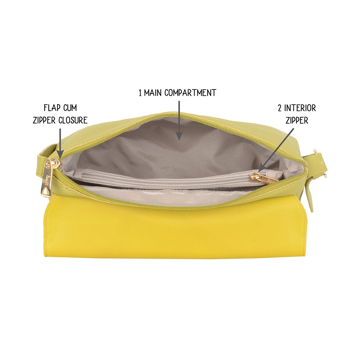 Bunbury Green Small Baguette Bags