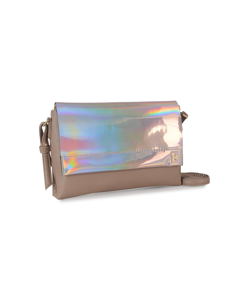 Chandni Beige Small Clutch Bag