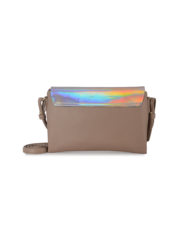 Chandni Beige Small Clutch Bag
