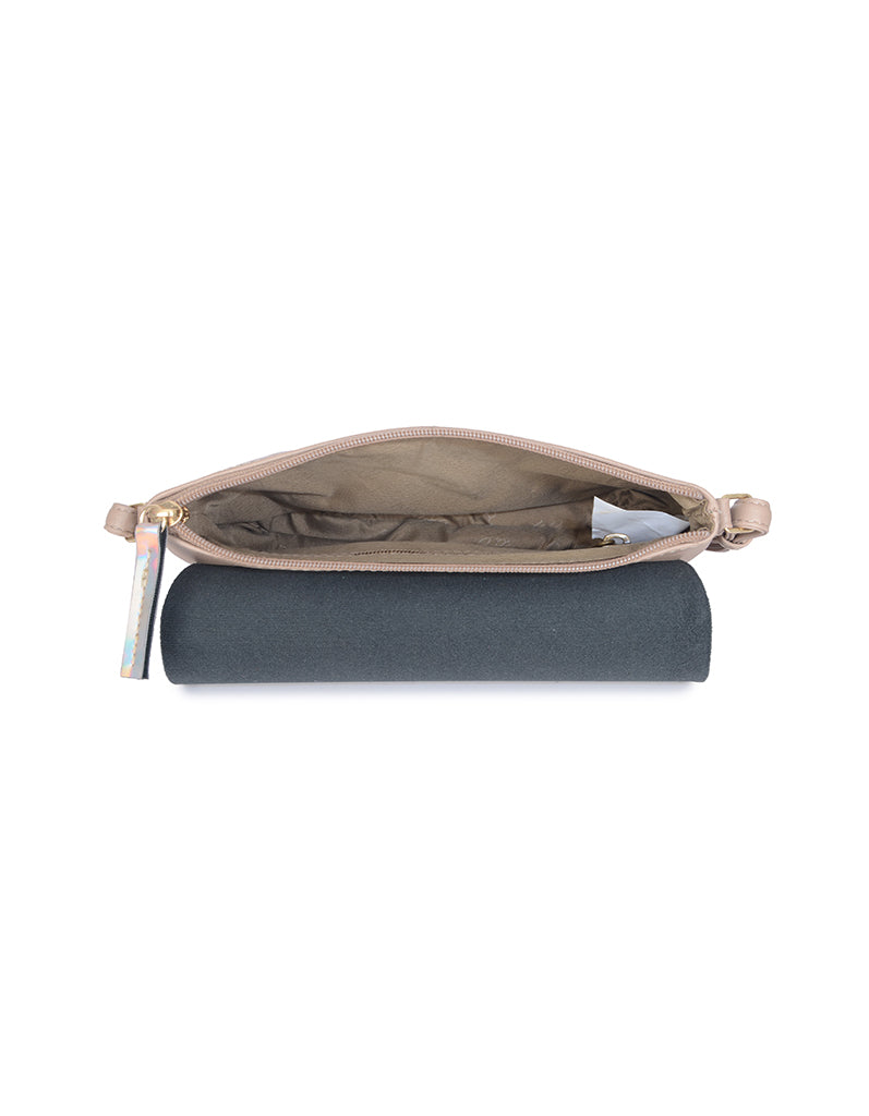 Chandni Beige Small Clutch Bag
