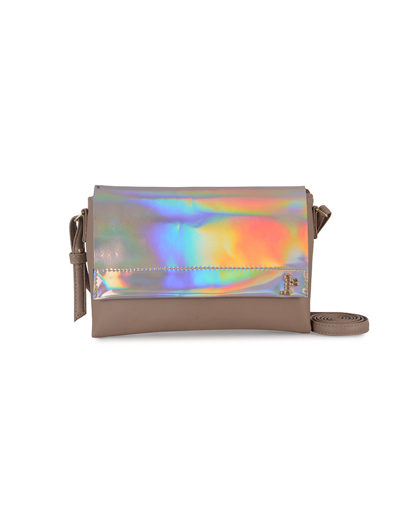 Chandni Beige Small Clutch Bag