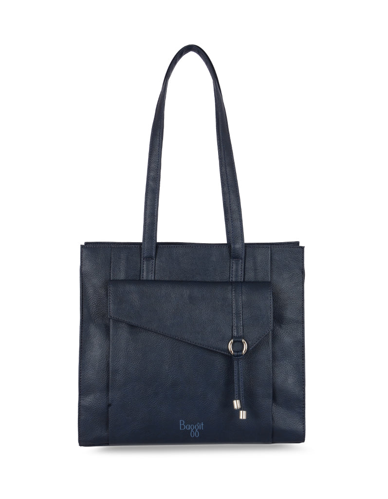 Circa Blue Medium Satchel Bag