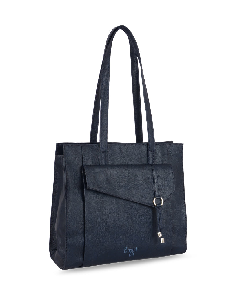 Circa Blue Medium Satchel Bag