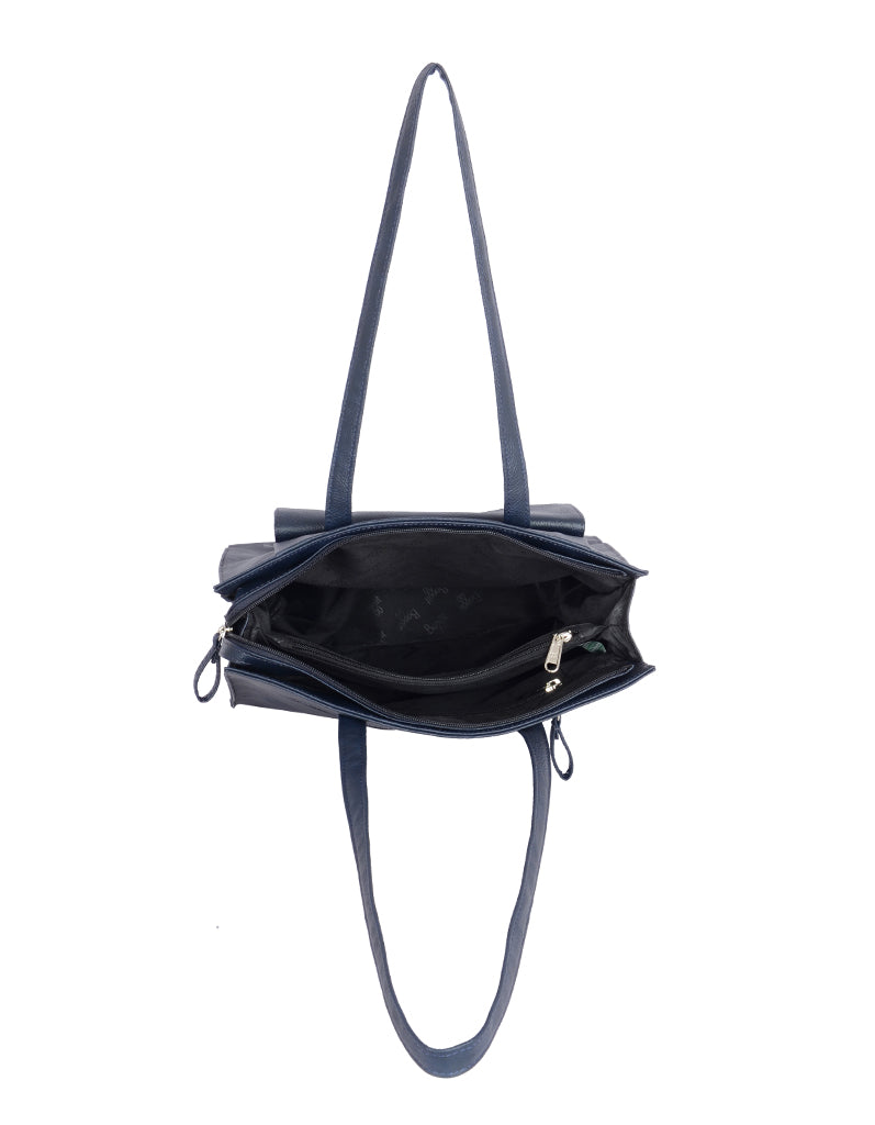Circa Blue Medium Satchel Bag
