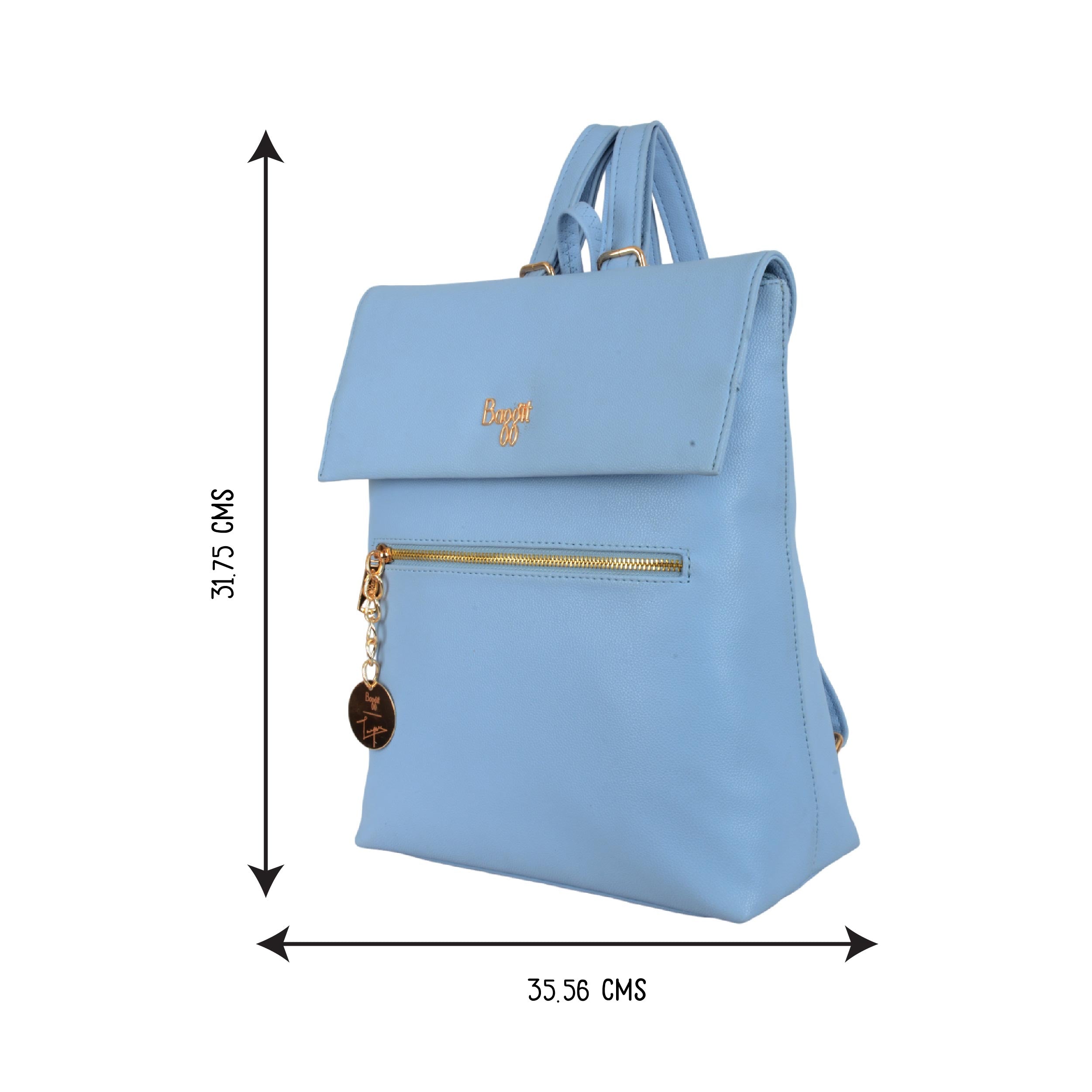 Cole Blue Medium Backpack