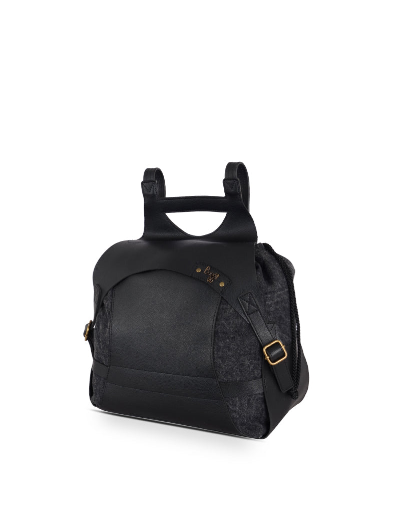 Dandol Black Large Backpack Bag