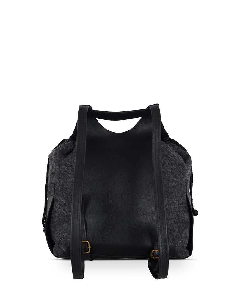 Dandol Black Large Backpack Bag