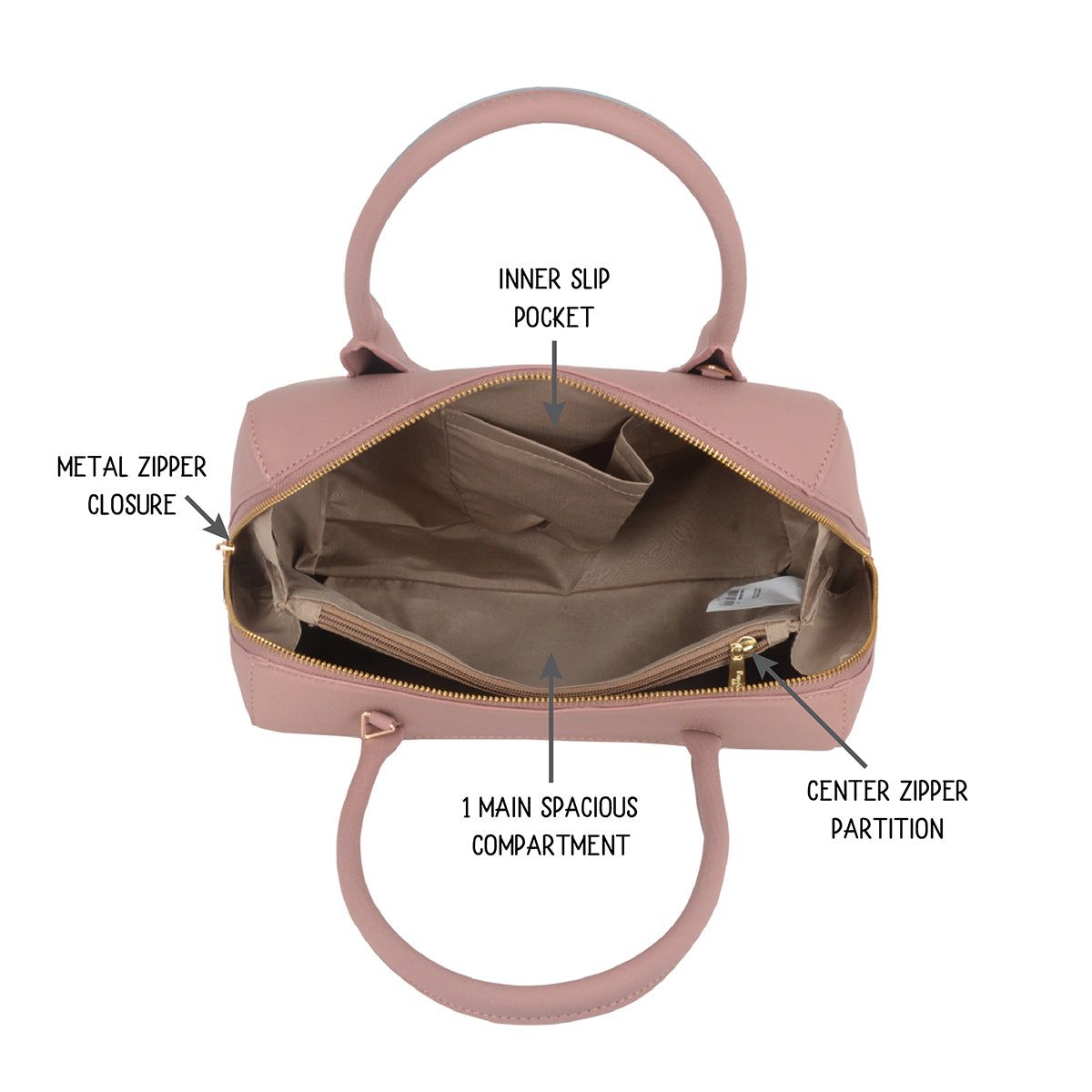 Daper Pink Medium Duffel Bag