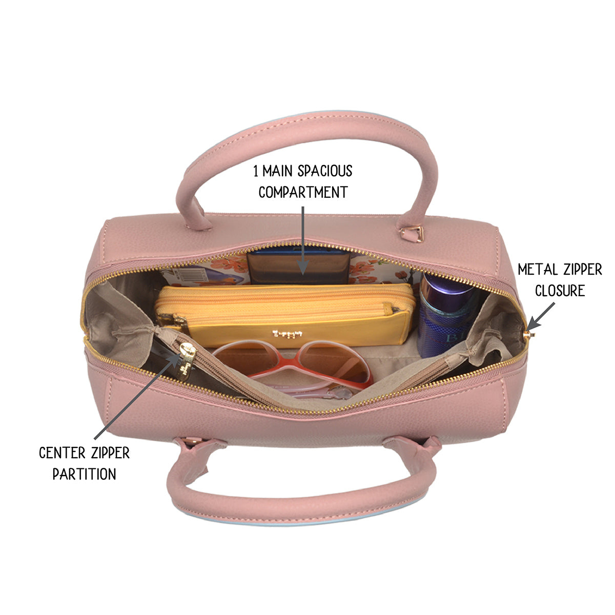 Daper Pink Medium Duffel Bag