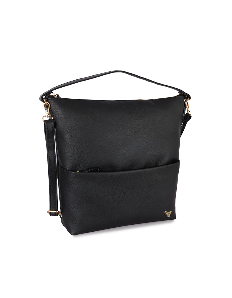 Deci Black Large Hobo Bag